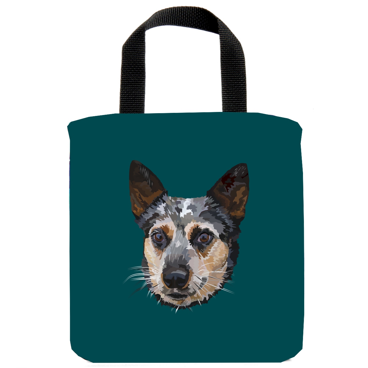 Blue-Heeler-Dog-Mini-Tote-Bag Blue-Heeler-Dog-Mini-Tote-Bag