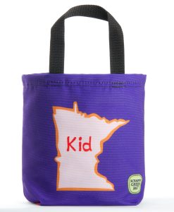 Purple MN kid tote bag