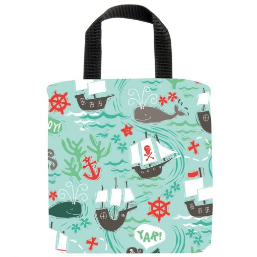 ahoy-mini-tote-lunch-bag-pirates-whales-artist-series ahoy-mini-tote-lunch-bag-pirates-whales-artist-series