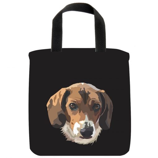 beagle-dog-mini-tote-green-recycled-materials-lunch-bag beagle-dog-mini-tote-green-recycled-materials-lunch-bag
