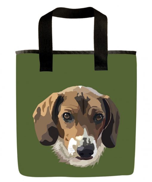 dog-beagle-mix-green-recycled-materials-grocery-bag-washable-1