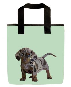 dachshund dog grocery bag