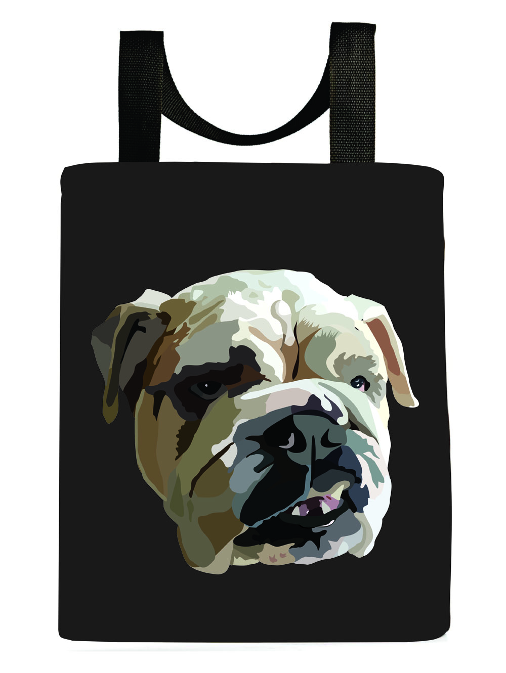 Reuseable Tote Bag made from Recycled Materials Boston Terrier