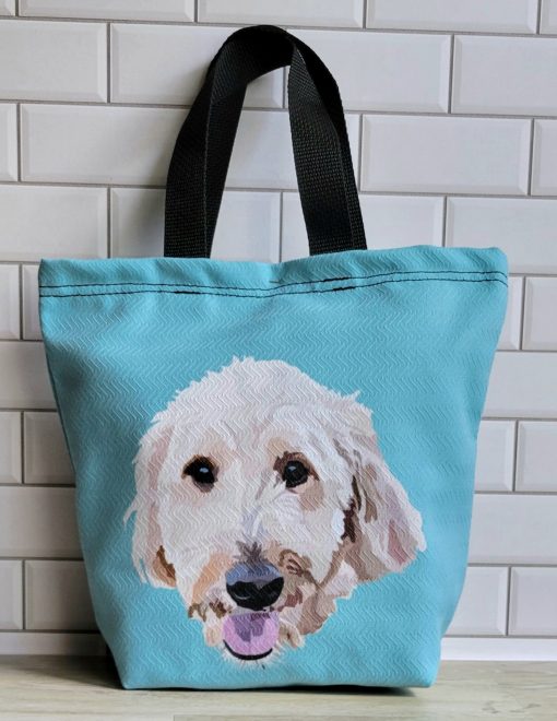 golden-doodle-black-mini-tote-bag-02 golden-doodle-black-mini-tote-bag-02
