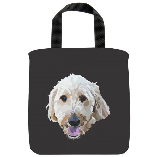 golden-doodle-black-mini-tote-bag golden-doodle-black-mini-tote-bag