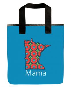 Minnesota Mama Grocery Bag in Blue