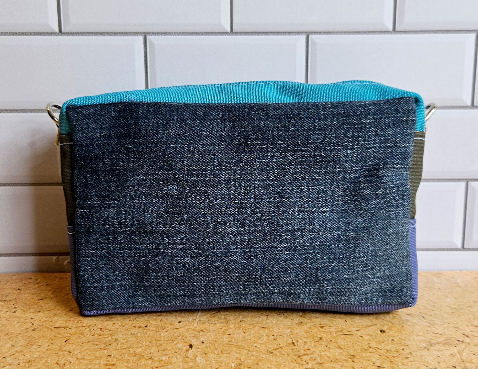 recycled-denim-color-block-cross-body-bag-front-back recycled-denim-color-block-cross-body-bag-front-back