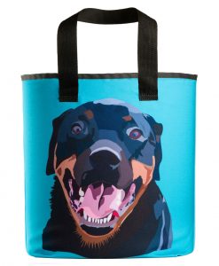 the rottweiler grocery bag with 27" handles